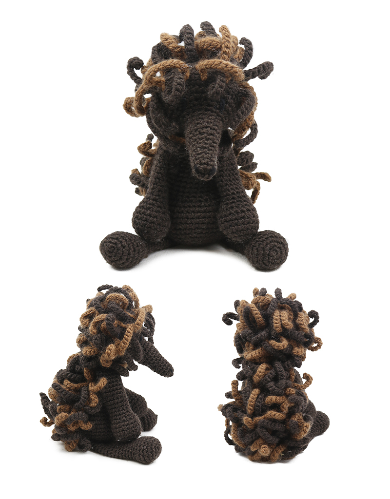 toft ed's animal hugh the echidna amigurumi crochet